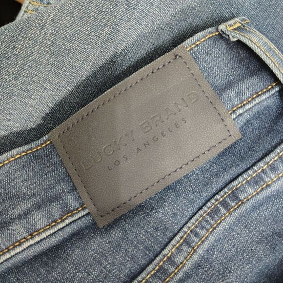 LUCKY BRAND Ava Mid-Rise Skinny Ankle Jeans Sz 10 / 30 Stretch Dark Wash Jeans - Picture 3 of 6